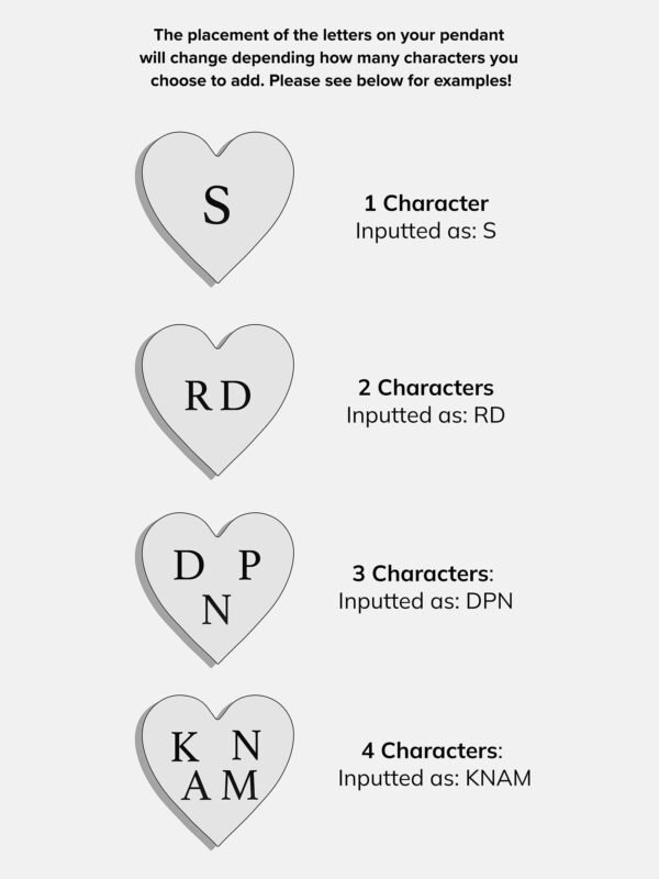 18K Gold Custom Bubble Heart Necklace - 18K Gold