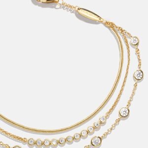 Selene 18K Gold Layered Bracelet - Selene 18K Gold Layered Bracelet