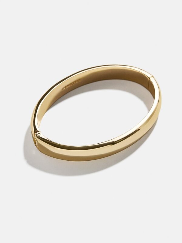 Nadia Classic Hinge Bangle - Classic Thick Gold