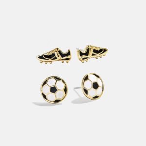 Just For Kicks Earring Set - Soccer