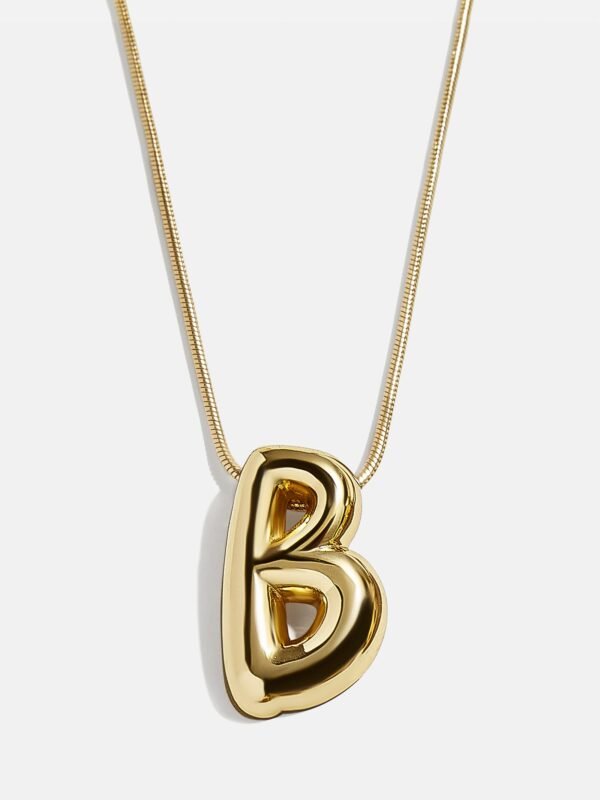 Bubble Initial Necklace