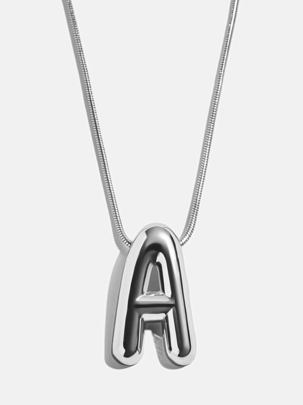 Bubble Initial Necklace