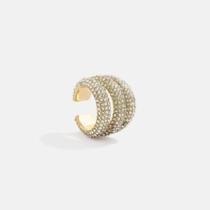 Jenny Ear Cuff - Gold/Pavé
