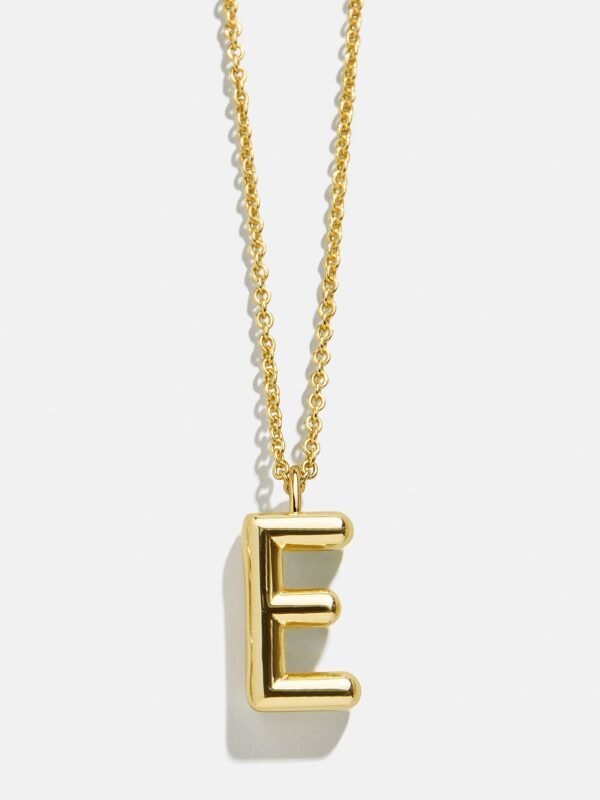 Classic Gold Initial Necklace - Gold Plated Brass