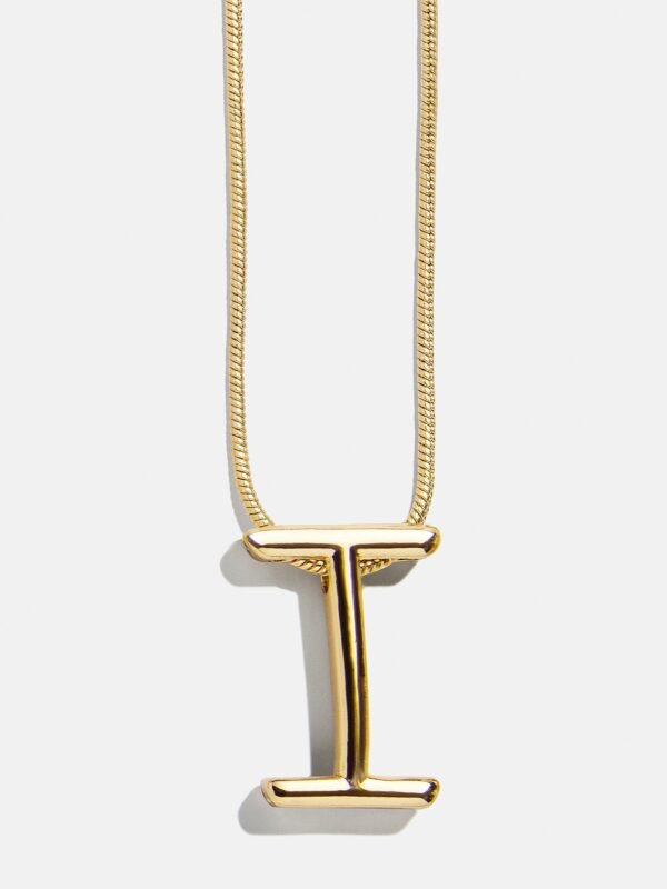 Classic Script Initial Necklace - Classic Script