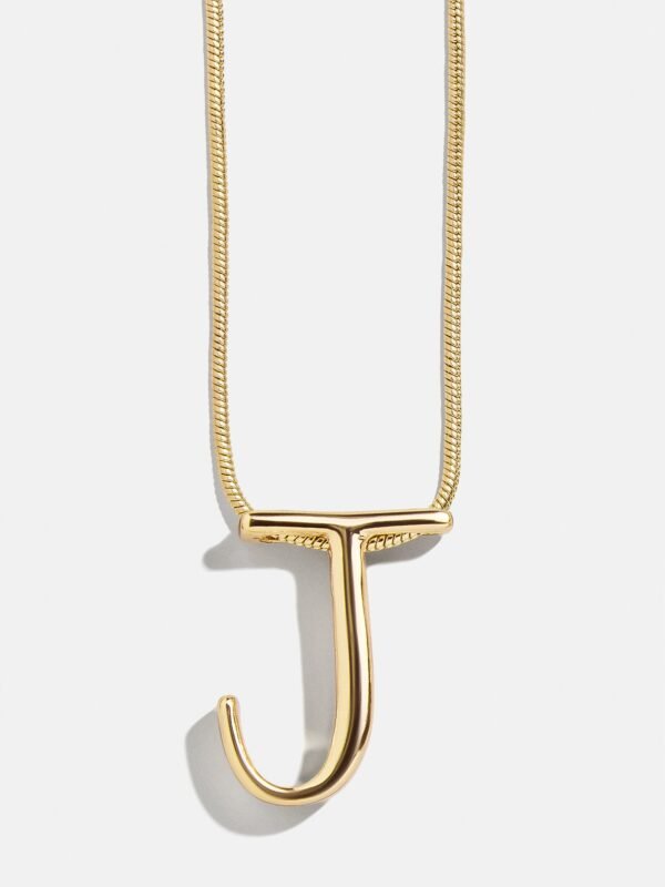 Classic Script Initial Necklace - Classic Script