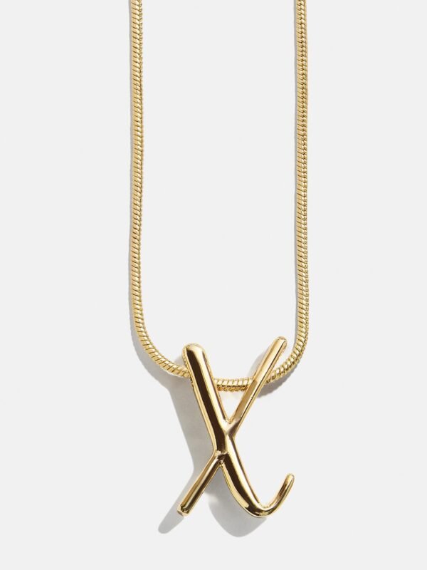 Classic Script Initial Necklace - Classic Script