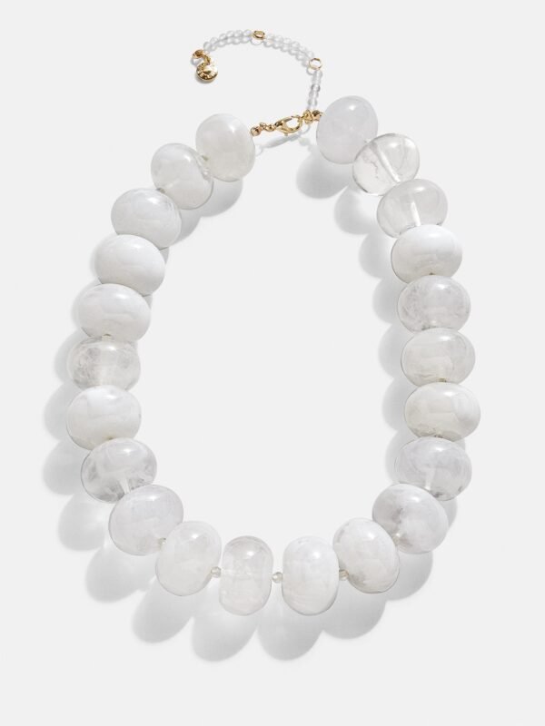 Joan Semi-Precious Necklace - White