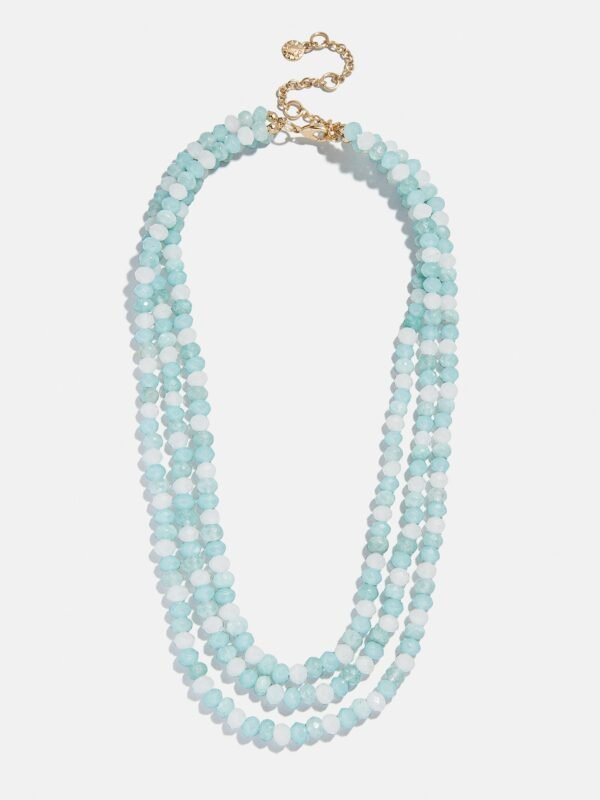 Lena Semi-Precious Layered Necklace - Turquoise