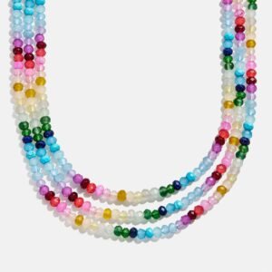 Lena Semi-Precious Layered Necklace - Multi