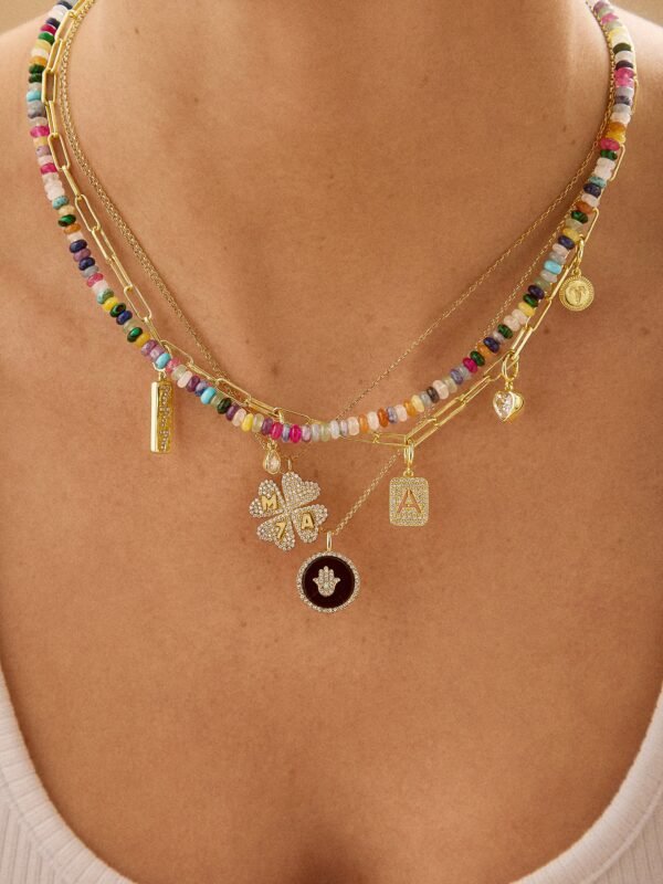 Spaced Custom Charm Necklace - Spaced Charm Necklace