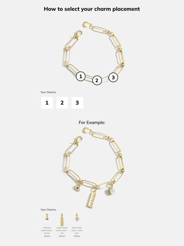 Spaced Custom Charm Bracelet - Spaced Charm Bracelet