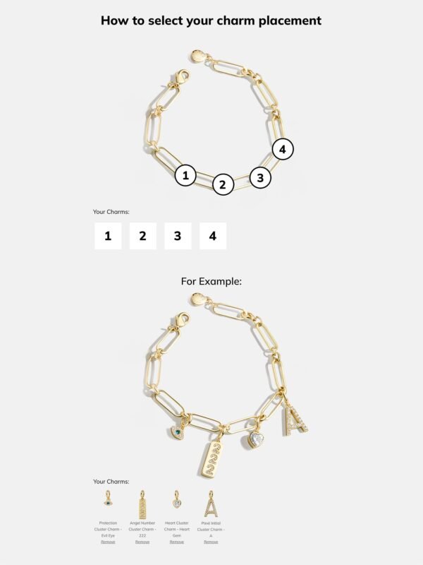 Spaced Custom Charm Bracelet - Spaced Charm Bracelet