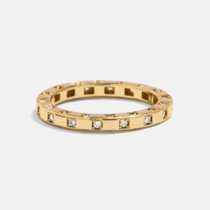 18K Gold Mabel Ring - Gold/Pavé