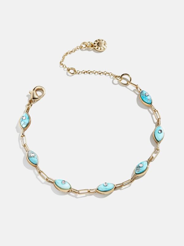 Yara Evil Eye Bracelet - Gold/Blue
