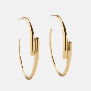 18K Gold Ella Hoop Earrings - Gold