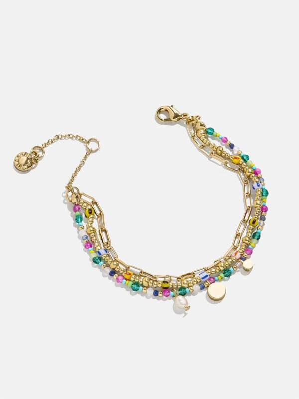 Rowan Semi-Precious Layered Bracelet - St. Tropez