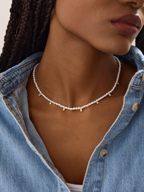 18K Gold Myra Necklace - Gold/Pearl