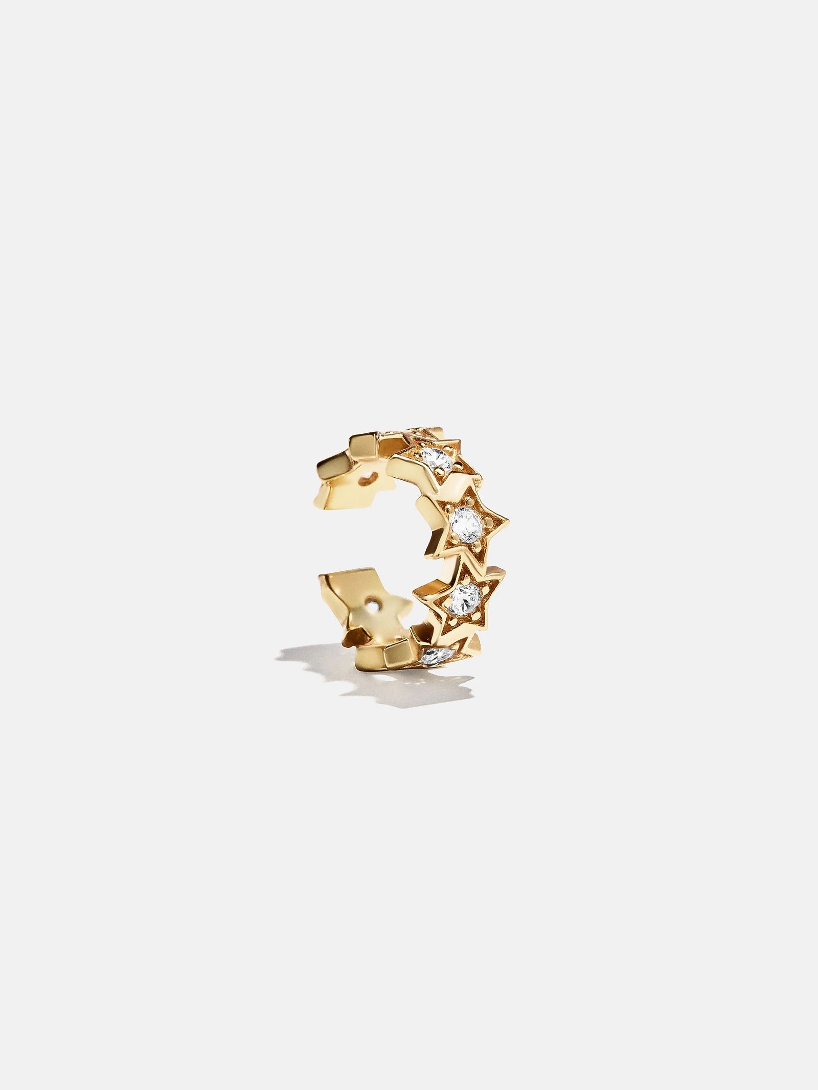 18K Gold Star Ear Cuff - Star