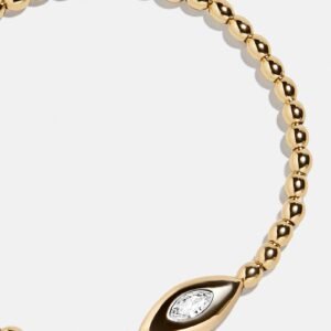 Silma 18K Gold Evil Eye Bracelet - Gold/Pavé