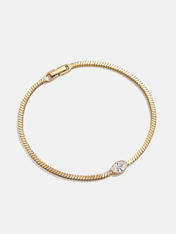Lana 18K Gold Bracelet - Gold/Pavé