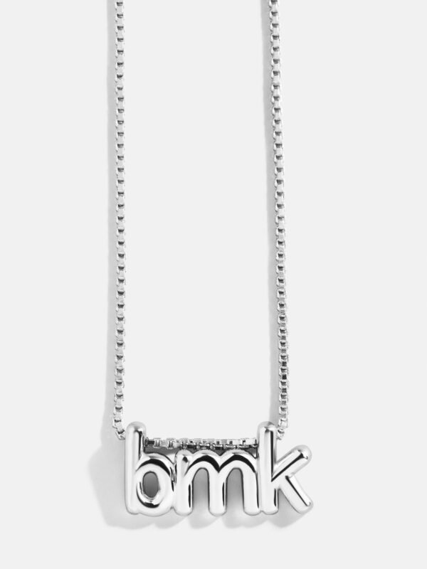 Bubble Custom Monogram Necklace