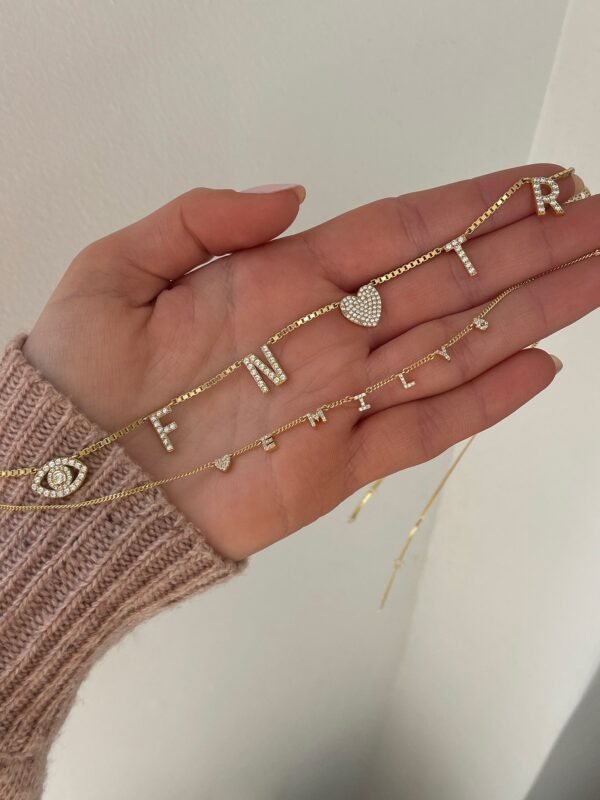 Mini 18K Gold Custom Icon Necklace - 18K Gold