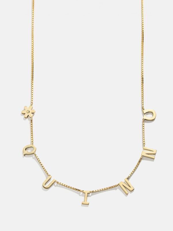 18K Gold Custom Icon Necklace - 18K Gold