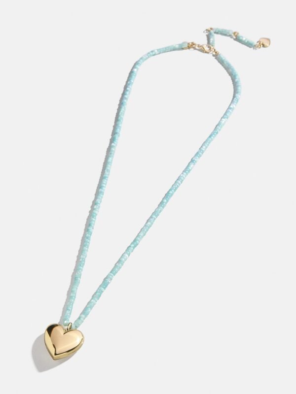 Millie Bubble Heart Necklace - Turquoise