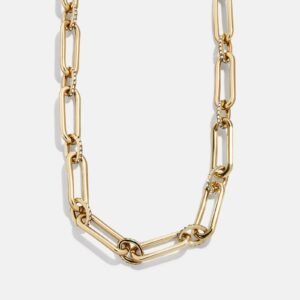 Pavé Hera Necklace - Gold