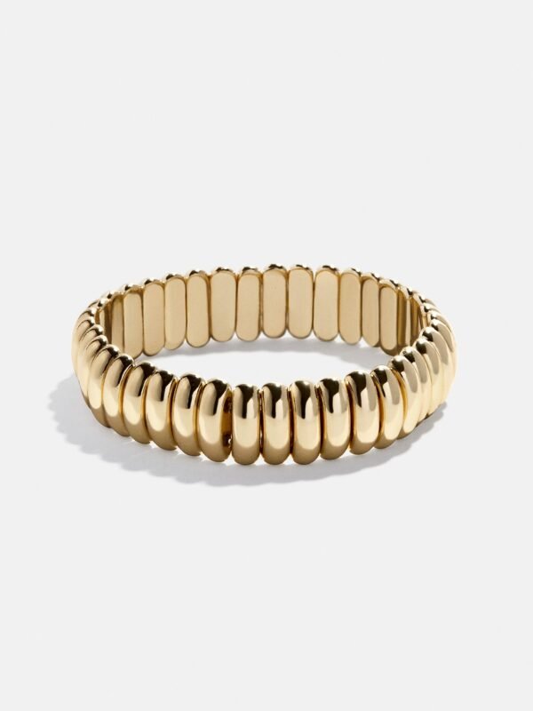 Keira Ribbed Bracelet - Gold