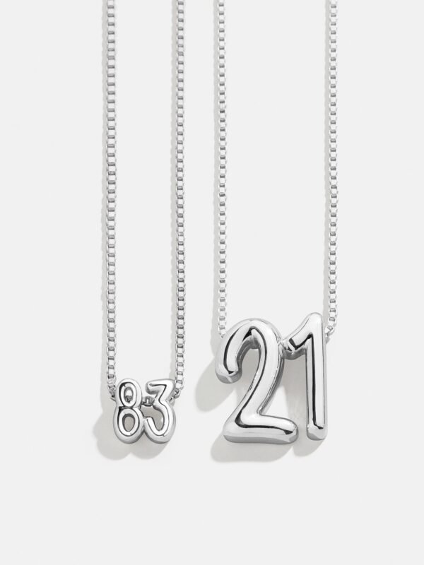 Lucky Number Bubble Necklace - Double Digits