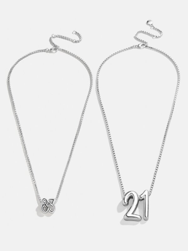 Lucky Number Bubble Necklace - Double Digits