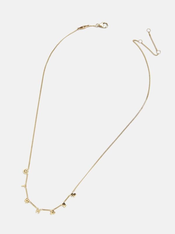 Mini 18K Gold Custom Icon Necklace - 18K Gold
