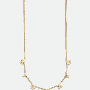 Mini 18K Gold Custom Icon Necklace - 18K Gold