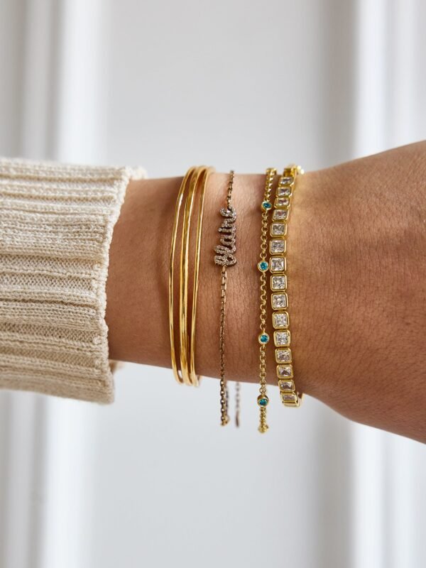 Rachelle 18K Gold Cuff Bracelet - Gold