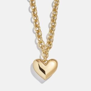 Millie Mini Bubble Heart Necklace - Gold