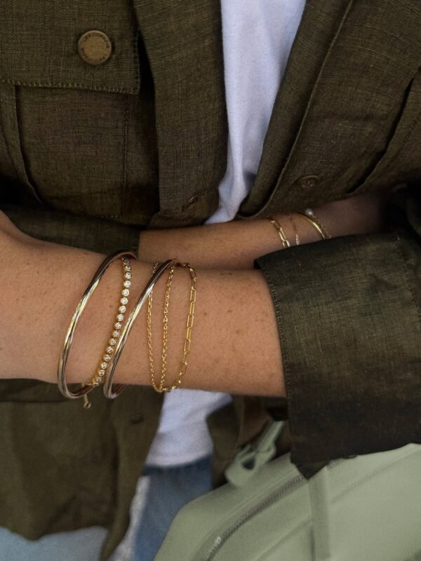 Ana 18K Gold Layered Bracelet - Gold/Pavé