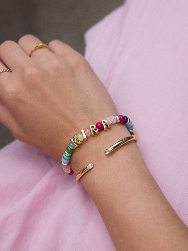 Semi-Precious Bubble Custom Bracelet - Semi-Precious Bubble