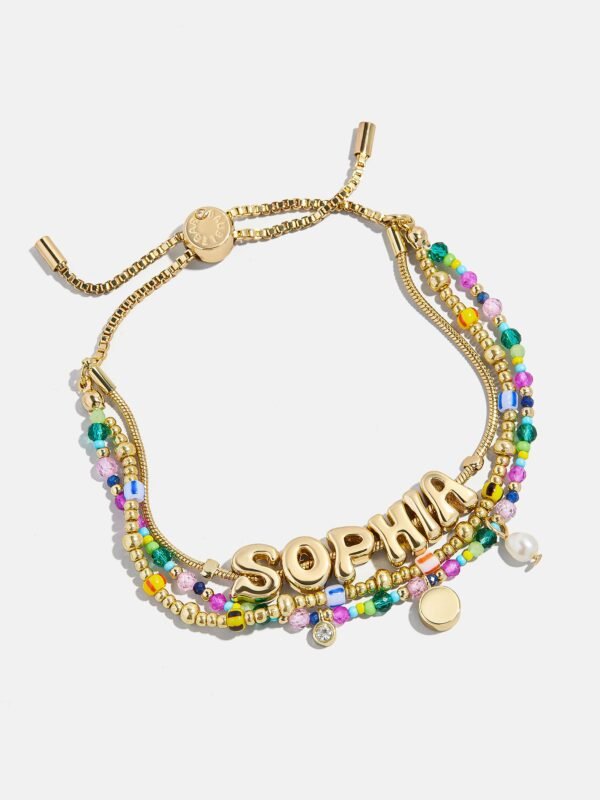 Rowan Semi-Precious Custom Layered Bracelet - St. Tropez