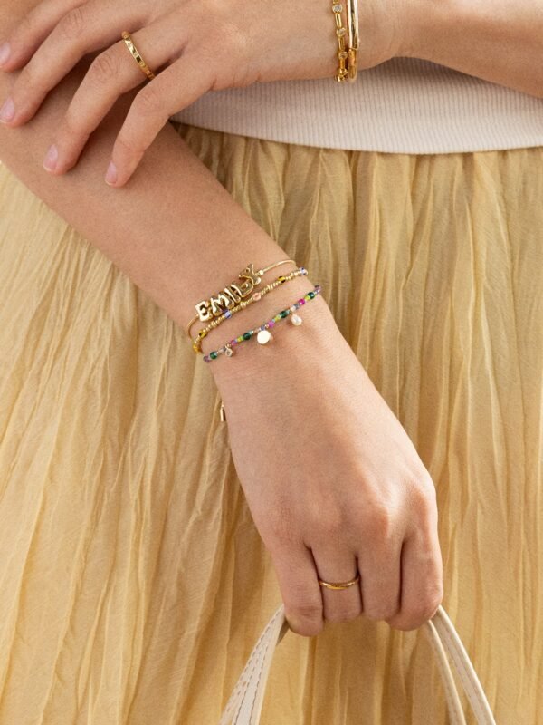 Rowan Semi-Precious Custom Layered Bracelet - St. Tropez
