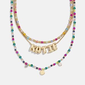 Rowan Semi-Precious Custom Layered Necklace - St. Tropez