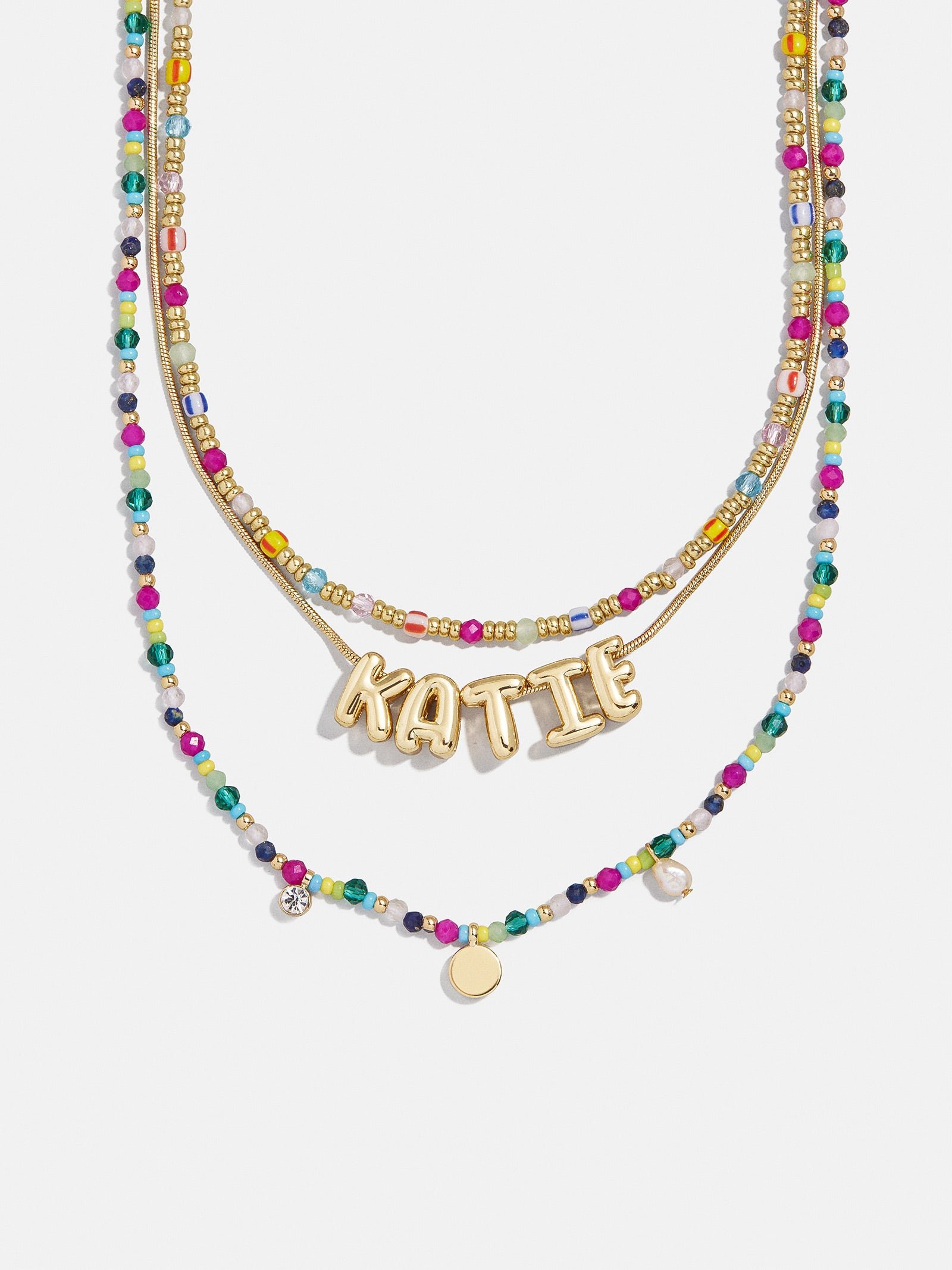 Rowan Semi-Precious Custom Layered Necklace - St. Tropez