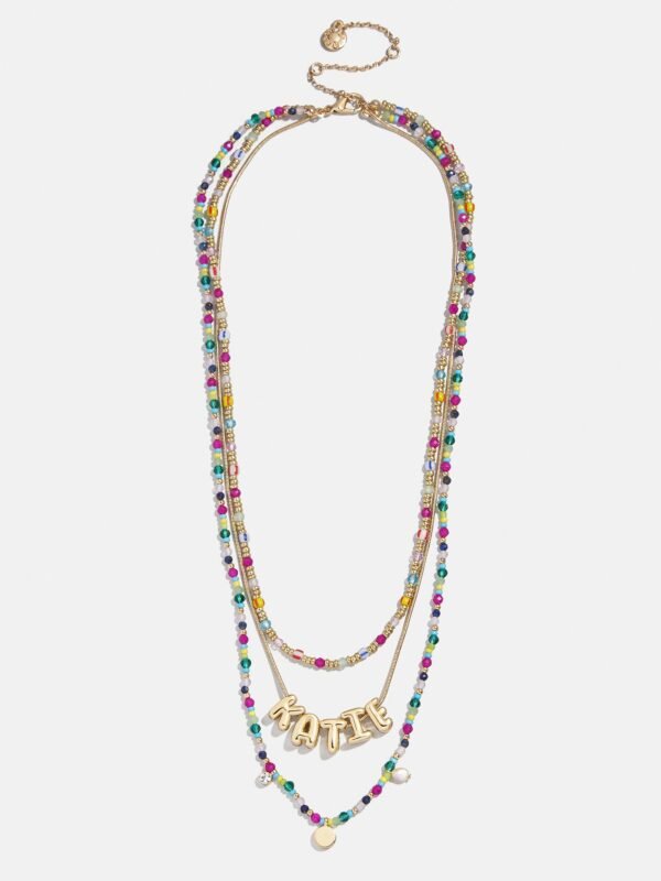 Rowan Semi-Precious Custom Layered Necklace - St. Tropez