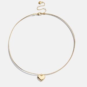 Millie Collar Necklace - Heart Collar Necklace