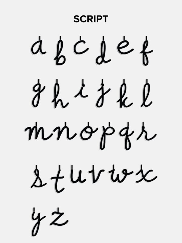 Letter Pop Custom Initial Necklace - Gold