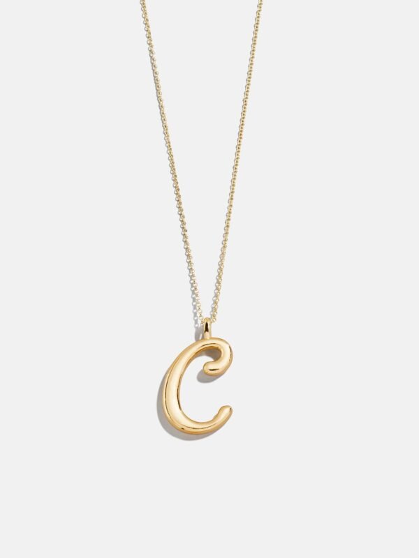 Signature Initial Necklace - Gold