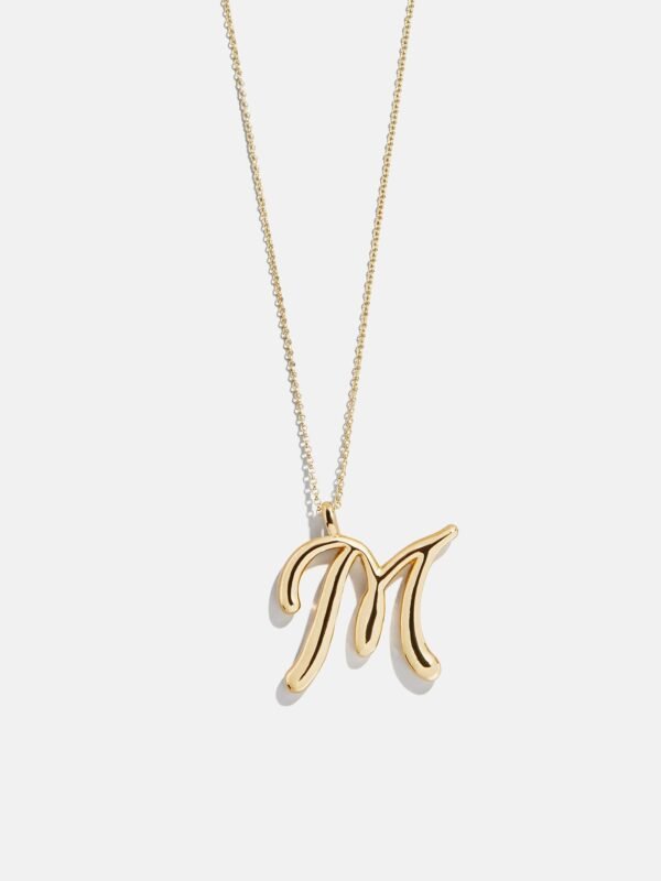 Signature Initial Necklace - Gold