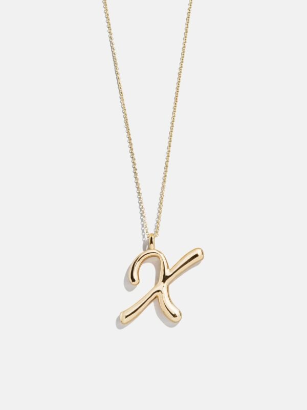 Signature Initial Necklace - Gold