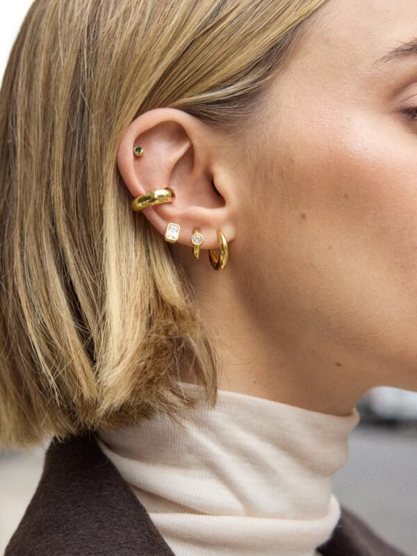 Cleo 18K Gold Ear Cuff - Gold